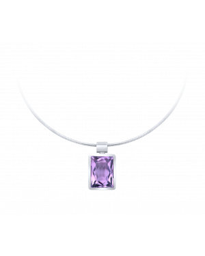 Anhänger aus 925er Silber »100339« mit Amethyst