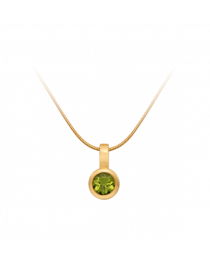 Anhänger aus 585er Gelbgold »100394« mit Peridot