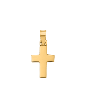 Anhänger aus 585er Gelbgold »Kreuz, 100456«