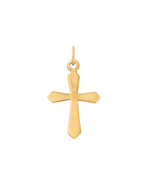 Anhänger aus 585er Gelbgold »Kreuz (Cross), 14K, 101211«