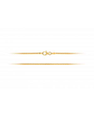 Halskette aus Gelbgold »Zopfkette, 100716«