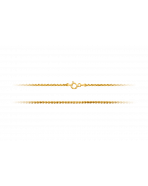 Halskette aus 585er Gelbgold »Kordelkette (Rope Kette), 100723«