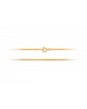 Halskette aus 585er Gelbgold »Kordelkette (Rope Kette), 100725«