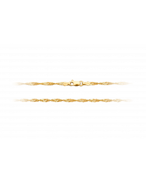 Halskette aus 585er Gelbgold »Singapurkette, 100760«