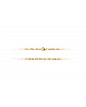 Halskette aus 750er Gelbgold »Singapurkette, 100761«