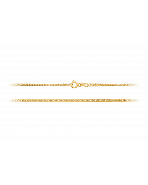 Halskette aus 585er Gelbgold »Panzerkette, 100777«