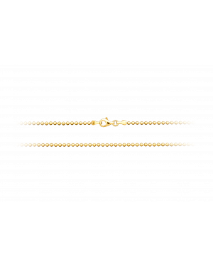 Halskette aus 585er Gelbgold »Kugelkette, 100787«