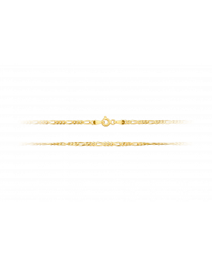 Halskette aus 585er Gelbgold »Panzerkette, 100799«