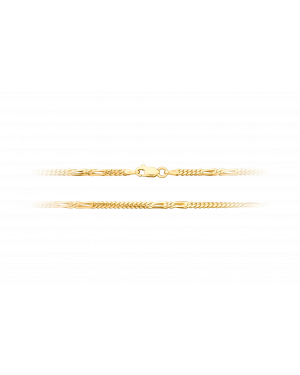 Halskette aus 585er Gelbgold »Panzerkette, 100800«