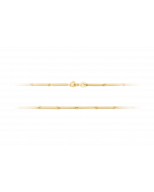 Halskette aus Gelbgold »Stabkette, 100806«