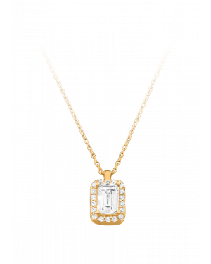 Halskette aus 585er Gelbgold »585er Gold, 101191« mit Zirkonia-Gelbgold