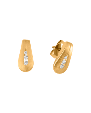 Ohrstecker aus 750er Gelbgold »100003« mit Diamanten