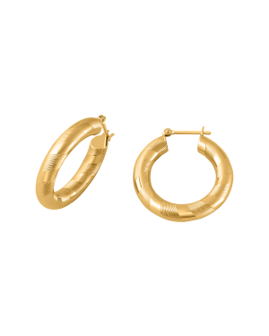 Creolen aus 585er Gelbgold »100867«