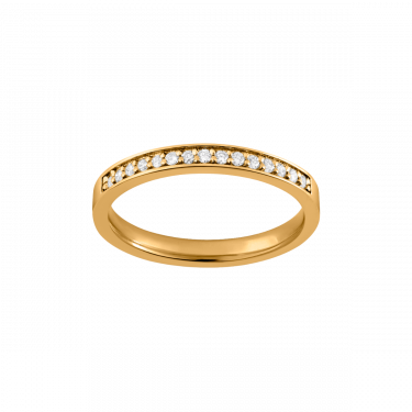 Verlobungsring aus 750er Gold »Memoire, 18K, 101216« mit 15 Diamanten