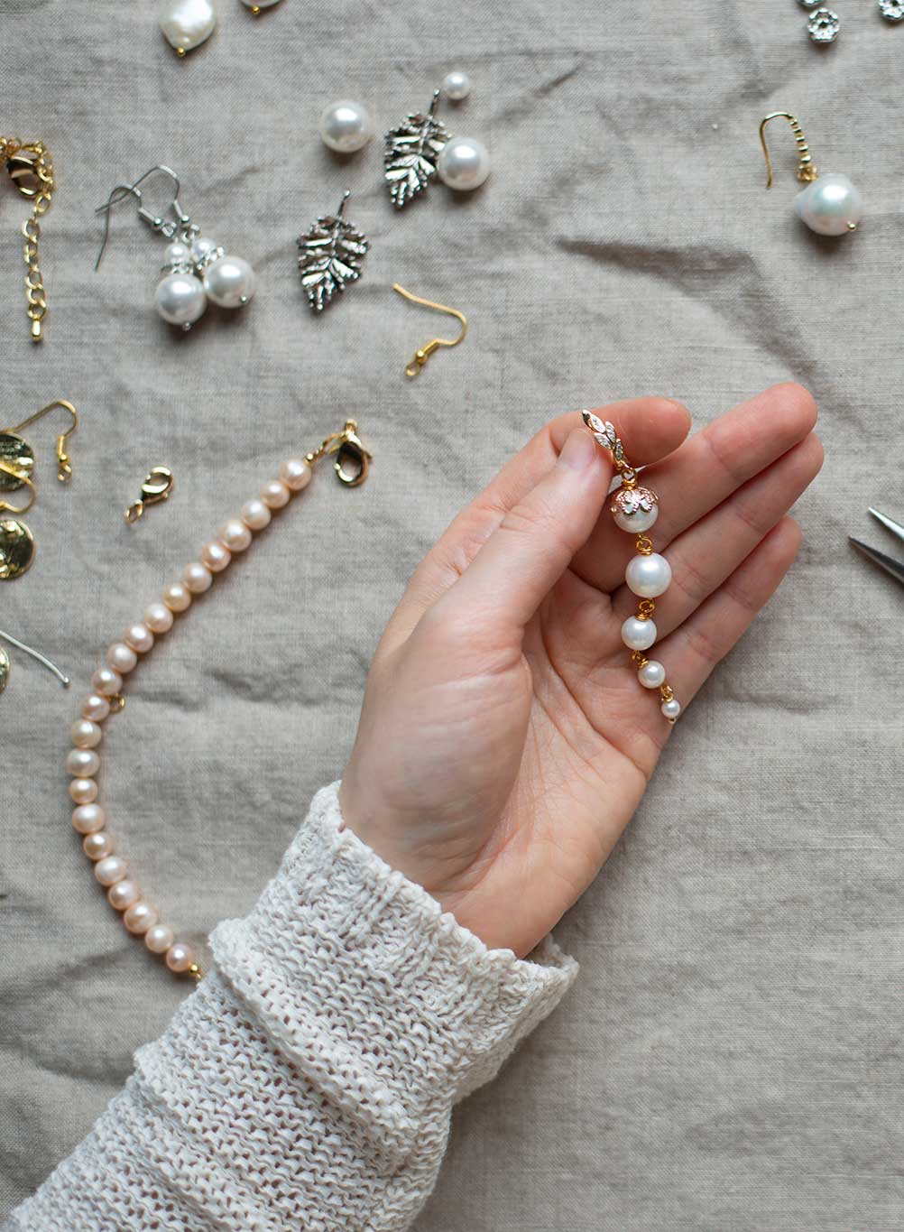 Perlen Schmuck mit außergewöhnlichen Perlen