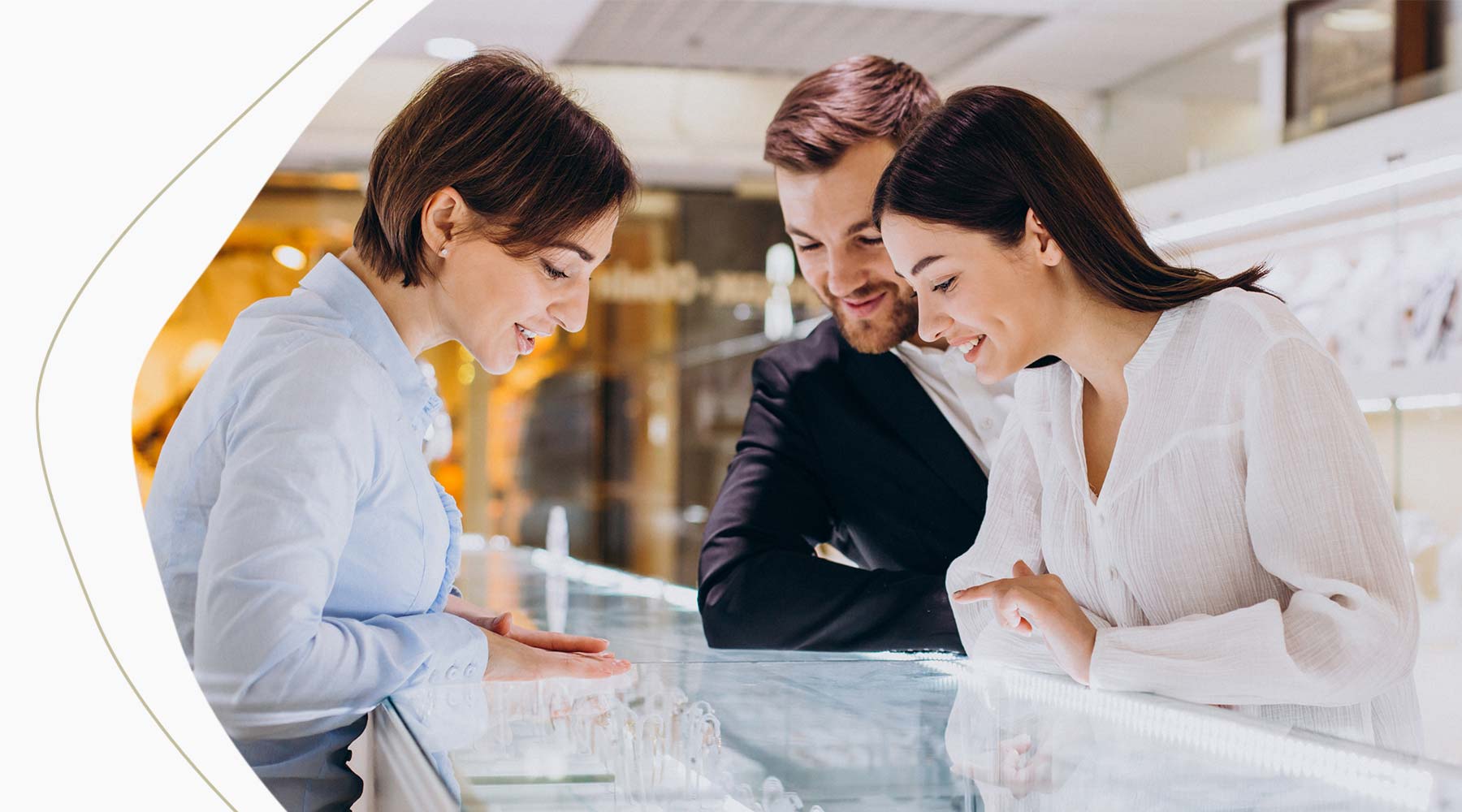 Belebender Schmuck aus Gold, Silber, Titan oder Platin.